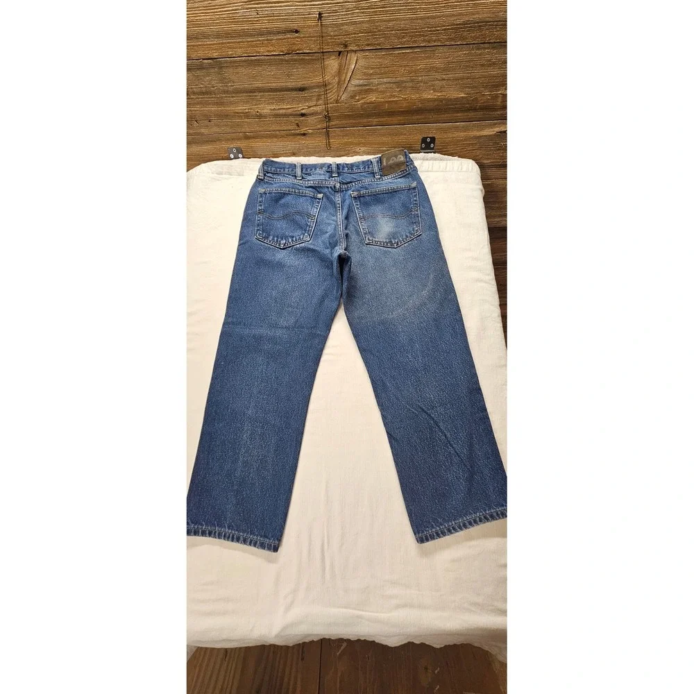 *See Measurements* Lee Regular Fit Mens Jeans Medium Wash Straight Leg Denim